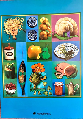 SPEISEKARTE / HAPAG-LLOYD AG / MS EUROPA / ABENDESSEN 30.09.1973
