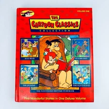 The Cartoon Classics Vol 1 - Vintage 1995 Hanna Barbera Hardcover The Flinstones