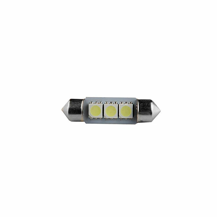 1 PIEZA 36mm 5050 3SMD LED Coche Domo Matrícula Bombilla Blanca 6000K Universal Foto 3 de 4