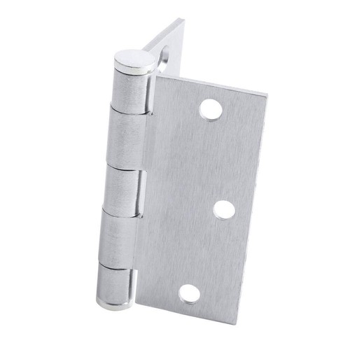 3 Pack-Everbilt 3-1/2 in. Square Radius Satin Chrome Commercial Grade Door Hinge - Picture 9 of 13