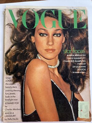 Vogue Magazine 1 October 1973 Marisa Berenson British Edition Paperback