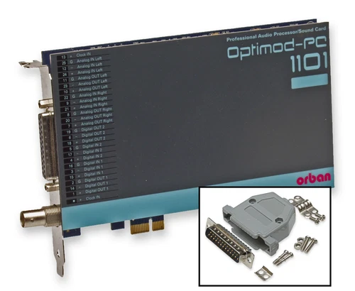 Orban Optimod PC1101e 5-Band Digital Audio On-Air Processing PCIe Card PC-1101