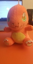 Pokemon Charmander Doll Plush Nintendo Vintage Stuffed With Suction Cup B81 