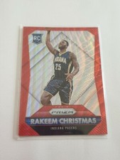 2015-16 PANINI PRIZM RAKEEM CHRISTMAS RED RUBY PRIZMS RC CARD #ed /350 PACERS 