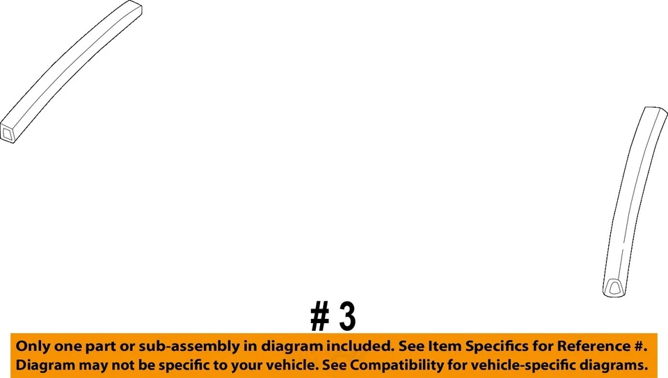 GM OEM 92-00 C1500 Suburban Parabrisas Vidrio-Sello parabrisas 15704282 Foto 2 de 2