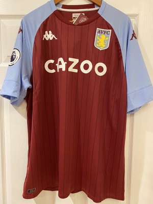 ASTON VILLA FUTBOL 20/21 Cazoo Home Jersey, JACK GREALISH ...