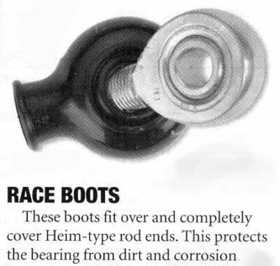 RACE BOOTS Heim Joint rubber dust boot, CFR.625,works with 5/8'' -1 pack of 4pcs