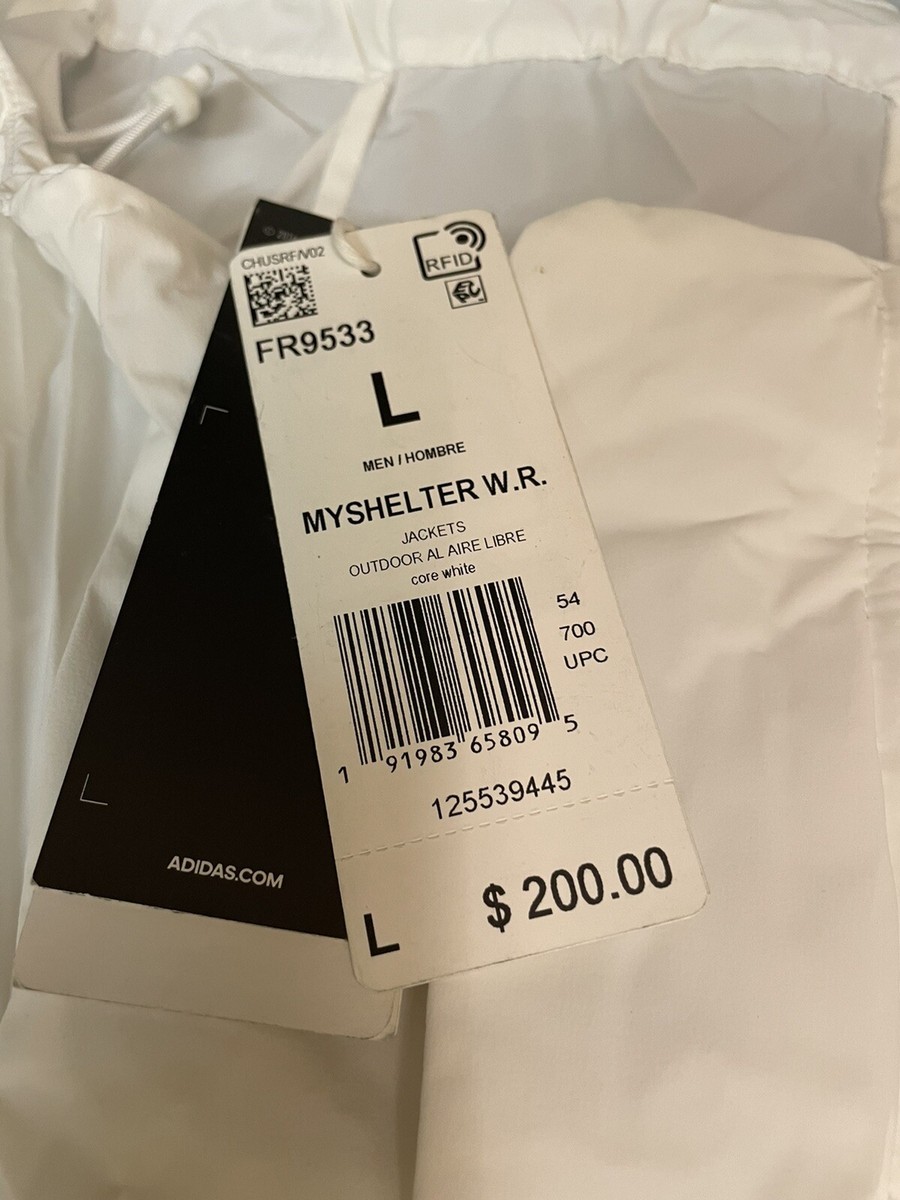 Adidas MYSHELTER WIND.RDY Shanghai Wind Rain Parka White Mens