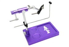 Nirvana V2 Rotary Fly Tying Vise with Travel Base (Purple color)