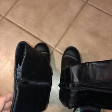 Girl s Black Kohl s Sonoma Size 5 Medium Boots With Buckle