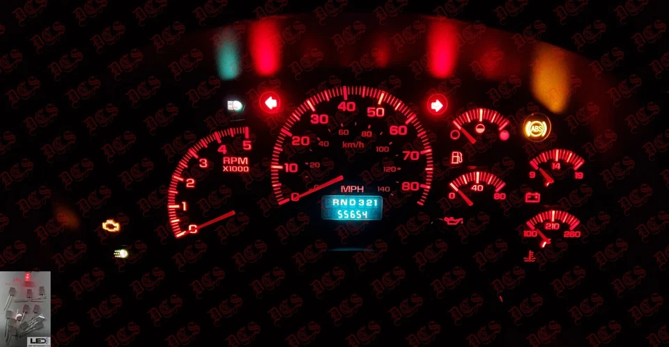 KIT ACTUALIZACIÓN LED ROJO KODIAK TOPKICK CHEVROLET GMC C4500 C5500 C6500 W5500 T6500 Foto 4 de 4