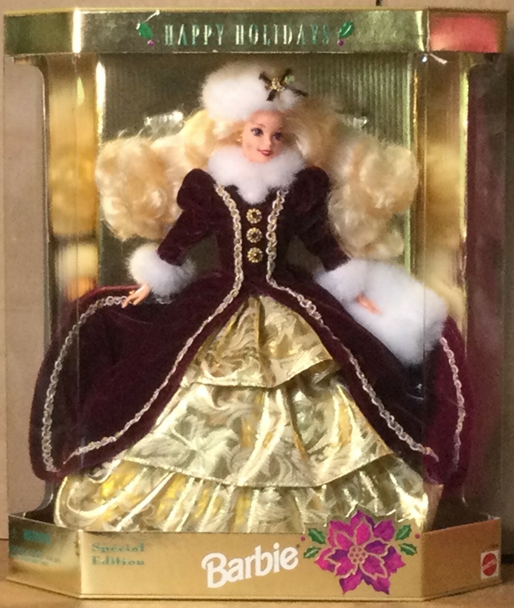 1996 Special Edition Happy Holidays Mattel Barbie Doll NEW | eBay