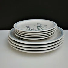 Lot of 9  plates The Cellar 4912 Japan  made  Expressly  For R H Macy's & Co. FS