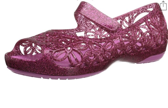 crocs isabella glitter