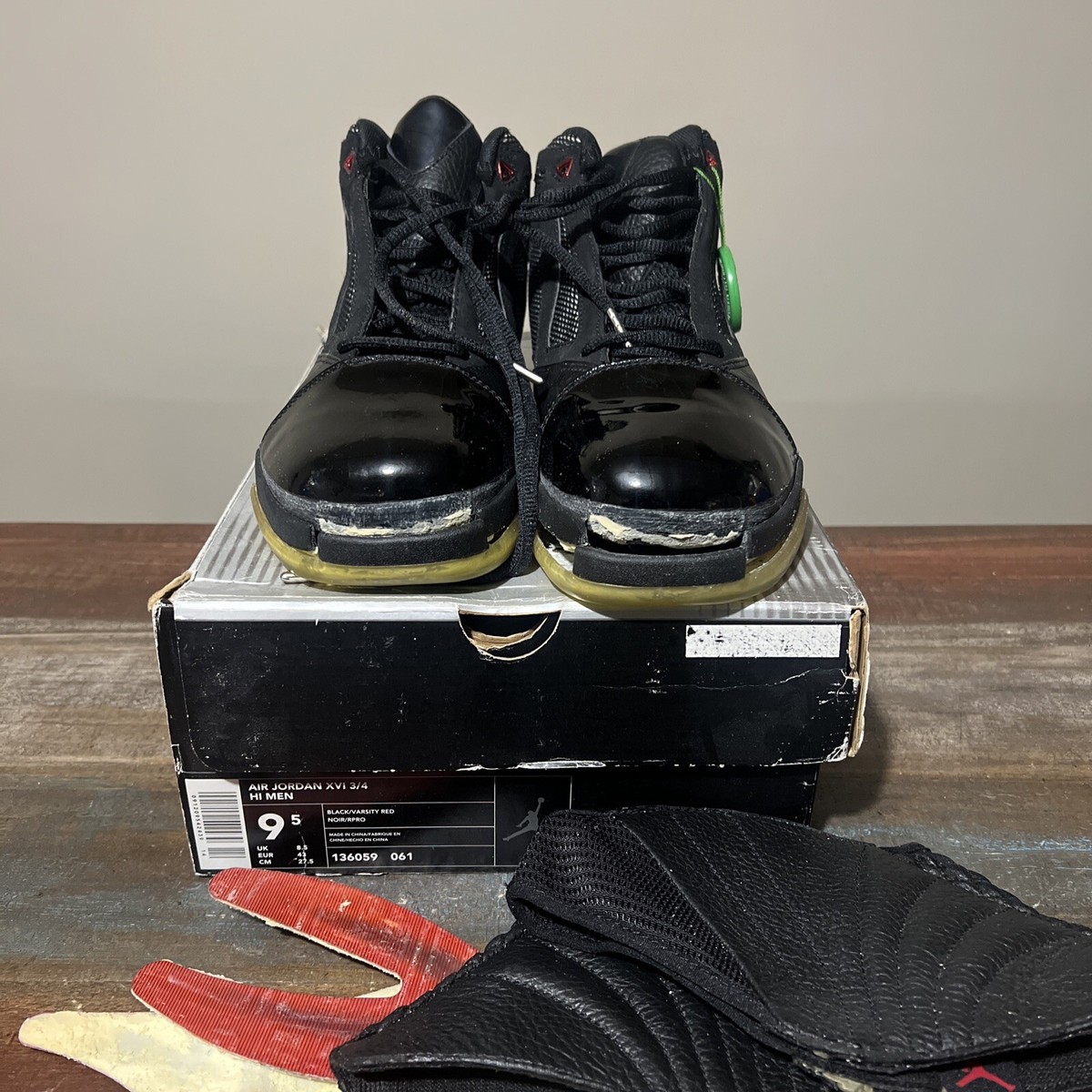 Size 9.5 - Air Jordan 16 OG Bred for sale online | eBay