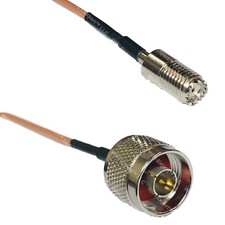 RG316 MINI UHF FEMALE to N MALE RF Cable Rapid-SHIP LOT