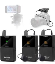 Debra DV02 Black Mobile Live Broadcast Wired Audio Recording Lapel Microphone