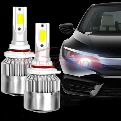 2 Bombillas LED HB3/9005 De Luz Fuerte 6000K Blanco Súper Brillante – 100W, 12V/24V, Para Faros Delanteros