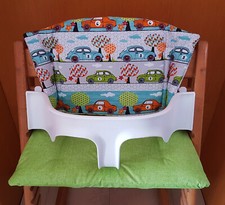 Cuscino sedile 2 pezzi coprisedile adatto per seggiolone Tripp Trapp di Stokke
