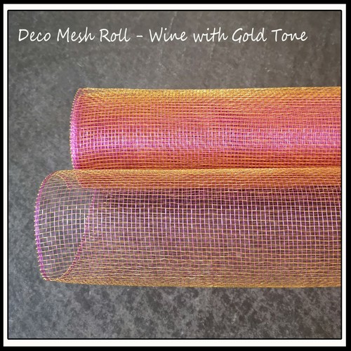 Deco Mesh Rolls 50cm x 9yd Roll - 60 colours available - Genuine UK seller - Picture 46 of 61