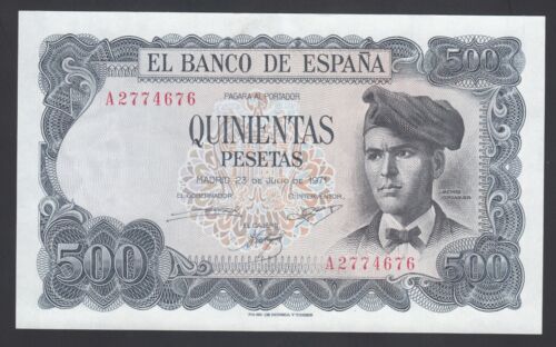 Spain 500 Pesetas 23-07-1971 XF+ P. 153, Banknotes, Circulated