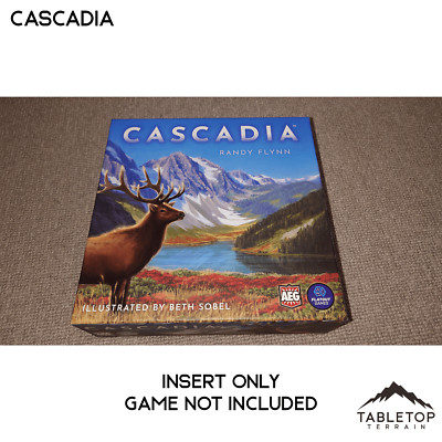Cascadia and Landmarks Board Game Insert / Organizer