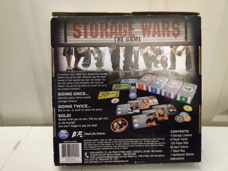 Storage Wars The Game 2012 Spin Master Fully Complete New In Open Box Unused - Image 3 of 4