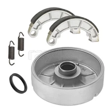 Rear Brake Drum Hub W/Shoes Spring for Honda TRX420TE/TM Rancher 420 2007-2013