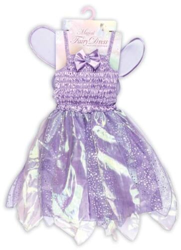 Kids Fairy Fancy Dress Outfit Girls Party Dressing Up Costume Age 3-5 6-8 - Picture 1 of 5