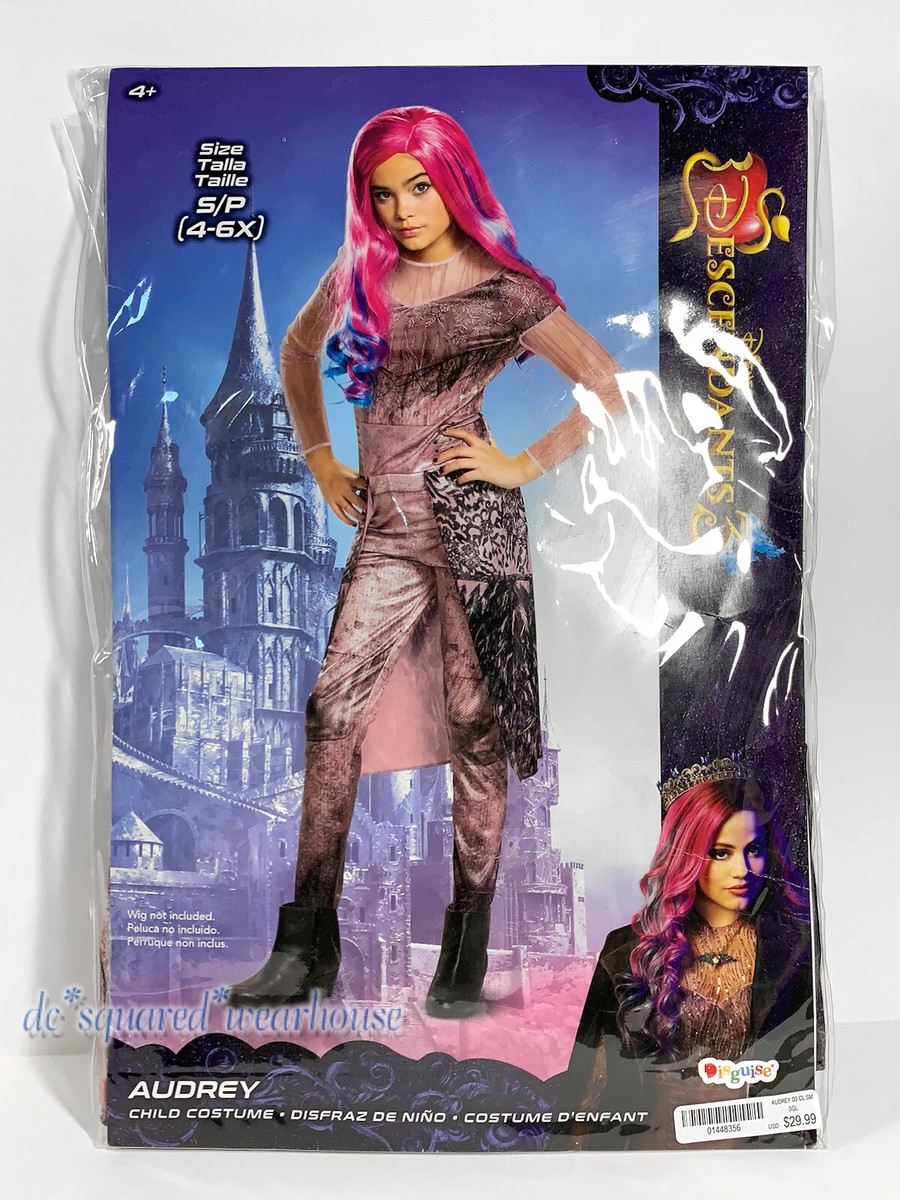 Girls Small (4-6X) Disney Descendants Audrey Halloween Costume Wig  Disguise