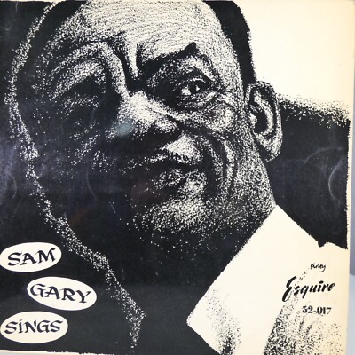 Sam Gary Sings LP Vinyl Esquire 32-017 UK Folk Gospel Blues 1955