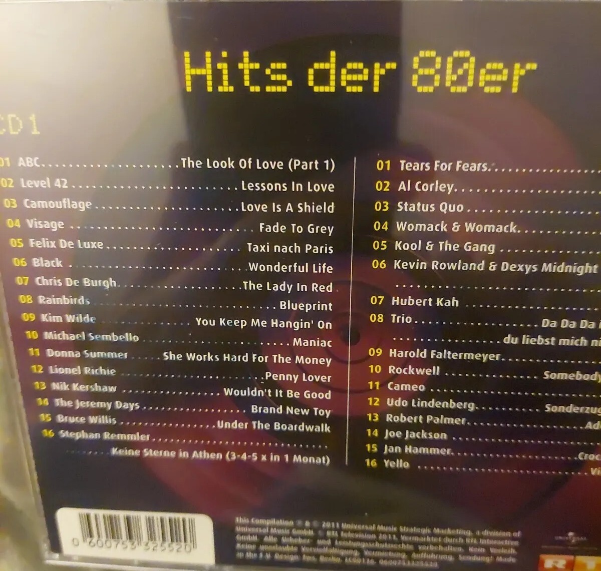 Die Ultimative Chartshow Cover Songs Der 80er Ultimative Chartshow (RTL) Hits der 80er (2011).. [2 CD] | eBay