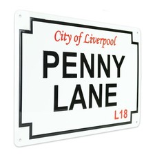Penny Lane Street Sign Large Gift Souvenir