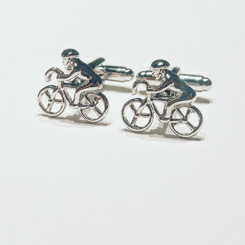 Cufflinks - Bicycle Chain Cufflink Mountain Bike Cycling Gift Road Bike Idea - Picture 4 of 4