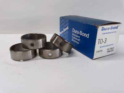 Cam Bearings TO-3 Dura-bond  fits Toyota eng/4cyl 933cc 1970-86,