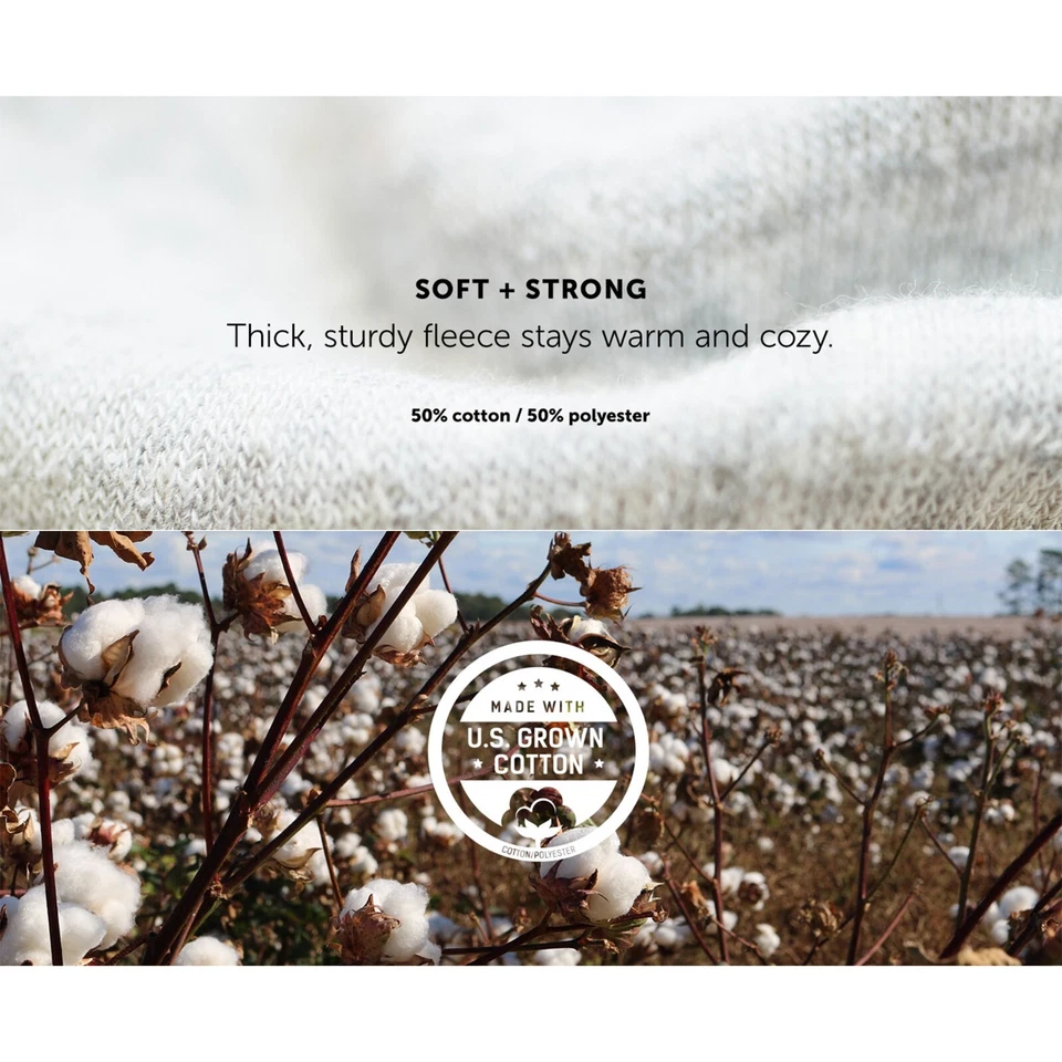 Sudadera con capucha Hanes P180 para hombre con cremallera EcoSmart polar suave cremallera completa Foto 3 de 4