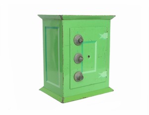 vintage toy safe bank