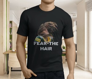 New Popular Clay Matthews Fear The Hair Men S Black T Shirt S 3xl Ebay