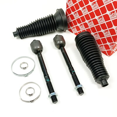 2x FEBI Axialgelenk mit 2x FEBI Manschette für AUDI A4 B8 A5 8T Q5 8R TT L/R