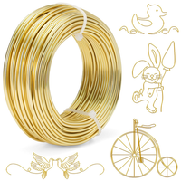 3Mm Draht Zum Basteln 15M Aluminiumdraht Anodized Basteldraht Gold Schmuckdraht