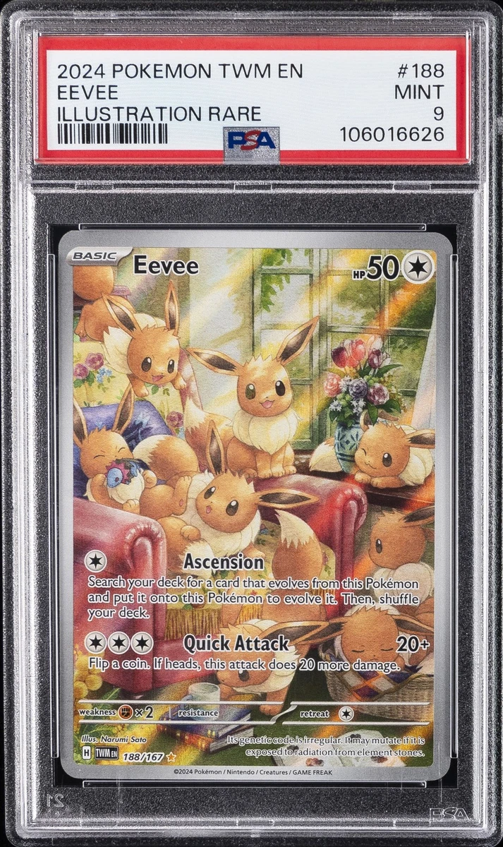 Eevee Pokémon TCG Professional Sports Authenticator (PSA