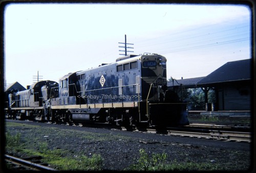 Original Railroad Slide OSLD Erie Lackawanna EL 1404 GP7 6/65
