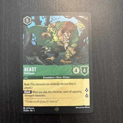 Beast - Wolfsbane 70/204 The First Chapter Cold Foil