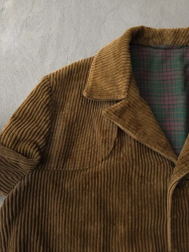 Vintage 1960s Camox Confezioni Brown Corduroy Barnstormer Work Jacket Men's L image 11