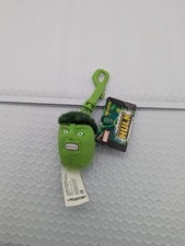 VTG Plush Keychain THE INCREDIBLE HULK Key Ring Fob Bag Clip On Kellytoy W/tags