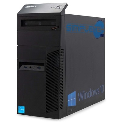 Lenovo M93P I3 Win10 16GB 240GB 1TB 2GB GPU GT710 Computer Desktop Tower RS232