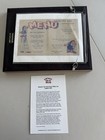 Reproduction Antique VTG 1938 Bullock’s Tea Room LA Snow White Kid’s Menu Framed — photo 2