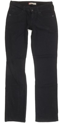 Levi's 470 Damen Jeans schwarz Straight Slim Stretch W29 L32 (97383)