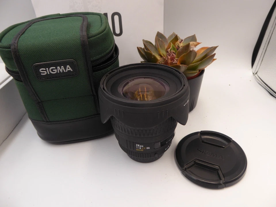 SIGMA PENTAX FIT EX DG 24mm f/1.8 FX MACRO Lens + CAPS + CASE +  24 mm 1.8 - Image 4 of 4