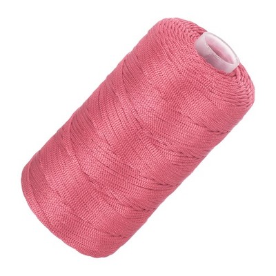 Nylon String Cord 2.5mm x 218Yards Rope Braided Thread Beading Cord,Dark Pink
